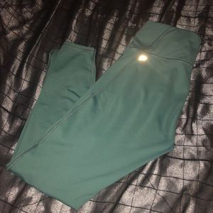 Green Fabletics leggings